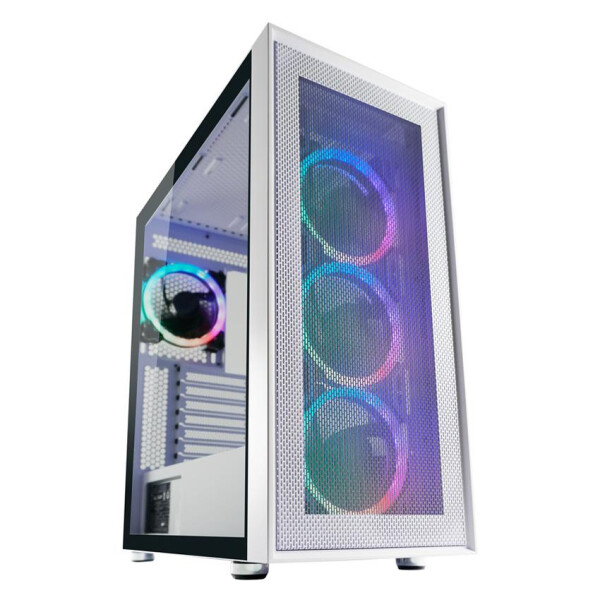 LC-Power Gehäuse Midi-Tower ATX 802W white USB3.1/Audio o.Netzteil Wanderer_X - Gehäuse - ATX