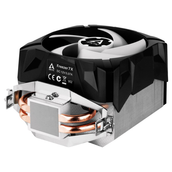 Arctic Freezer 7 X - Kompakter multikompatibler CPU Kühler - Luftkühlung - 9,2 cm - 300 RPM - 2000 RPM - 0,3 Sone - Aluminium - Schwarz - Weiß