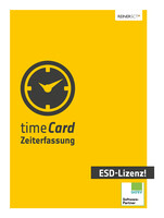 ReinerSCT timeCard 10 Zeiterf. Erw. 500 MA 1 Jahr Laufzeit