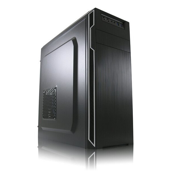 LC-Power 7038B - Midi Tower - PC - Schwarz - ATX - micro ATX - Mini-ITX - Metall - 14,5 cm