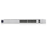 Ubiquiti UniFi 24-Port PoE - Managed - L2/L3 - Gigabit Ethernet (10/100/1000) - Power over Ethernet (PoE) - Rack-Einbau - 1U