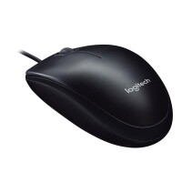 Logitech LGT-M90 - Beidhändig - Optisch - USB Typ-A - 1000 DPI - Grau