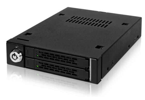 Icy Dock MB992SK-B - HDD - SSD - SATA - Serial ATA II - Serial ATA III - 2.5" - 6 Gbit/s - Metall - HDD - Leistung