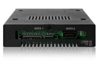Icy Dock MB992SK-B - HDD - SSD - SATA - Serial ATA II - Serial ATA III - 2.5" - 6 Gbit/s - Metall - HDD - Leistung