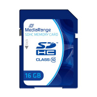 MEDIARANGE MR963 - 16 GB - SDHC - Klasse 10 - 45 MB/s - 15 MB/s - Blau