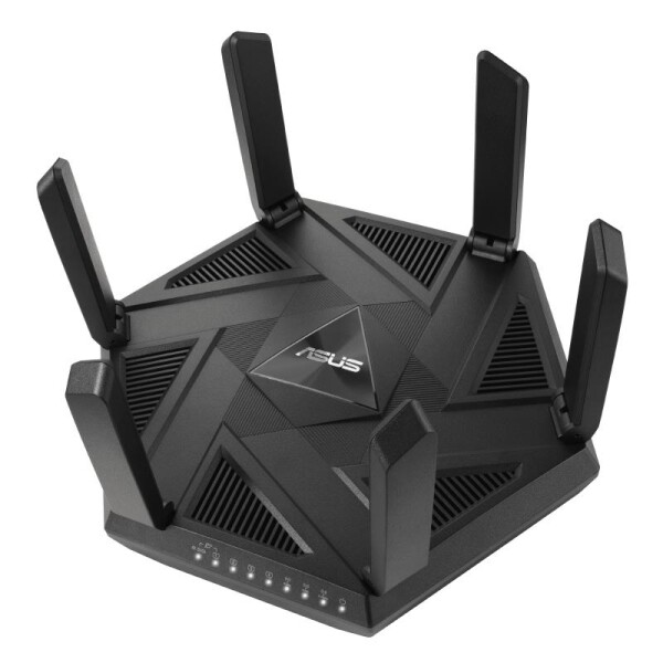 ASUS RT-AXE7800 - Wi-Fi 6E (802.11ax) - Tri-Band (2,4 GHz/5 GHz/6 GHz) - Ethernet/LAN - Schwarz - Tabletop-Router