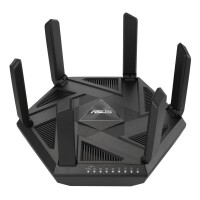ASUS RT-AXE7800 - Wi-Fi 6E (802.11ax) - Tri-Band (2,4 GHz/5 GHz/6 GHz) - Ethernet/LAN - Schwarz - Tabletop-Router