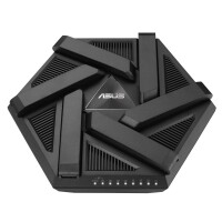 ASUS RT-AXE7800 - Wi-Fi 6E (802.11ax) - Tri-Band (2,4 GHz/5 GHz/6 GHz) - Ethernet/LAN - Schwarz - Tabletop-Router