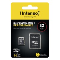 Intenso 3424480 - 32 GB - MicroSD - Klasse 10 - UHS-I -...