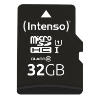 Intenso 3424480 - 32 GB - MicroSD - Klasse 10 - UHS-I -...