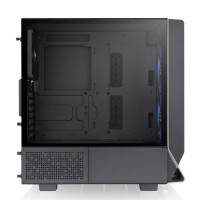 Thermaltake Ceres 300 TG - Midi Tower - PC - Schwarz - ATX - EATX - micro ATX - Mini-ITX - SPCC - Gehärtetes Glas - 18,5 cm