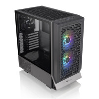 Thermaltake Ceres 300 TG - Midi Tower - PC - Schwarz - ATX - EATX - micro ATX - Mini-ITX - SPCC - Gehärtetes Glas - 18,5 cm