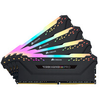 Corsair Vengeance RGB CMW32GX4M4C3200C16 - 32 GB - 4 x 8 GB - DDR4 - 3200 MHz - 288-pin DIMM - Schwarz