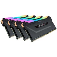 Corsair Vengeance RGB CMW32GX4M4C3200C16 - 32 GB - 4 x 8 GB - DDR4 - 3200 MHz - 288-pin DIMM - Schwarz