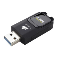 Corsair Voyager Slider X1 64GB - 64 GB - USB Typ-A - 3.2 Gen 1 (3.1 Gen 1) - 130 MB/s - Dia - Schwarz