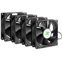 Inter-Tech 88887290 - Ventilator - 8 cm - 1000 RPM - 2000...