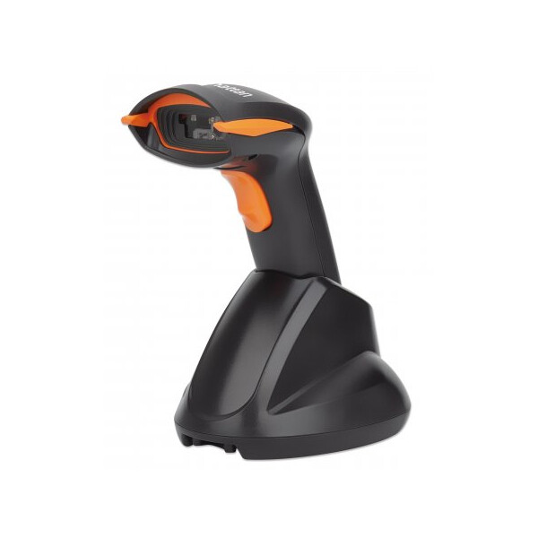 Manhattan Wireless 2D Barcodescanner, 250 mm Scanreichweite, USB-Anschluss, kabellose Reic