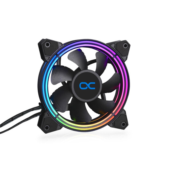 Alphacool Alpha Eiszyklon Aurora LUX PRO Digital RGB - Ventilator - 12 cm - 800 RPM - 2000 RPM - 49,9 dB - 104,49 m³/h