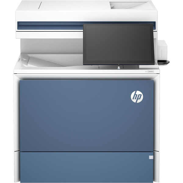 HP Color LaserJet Enterprise Flow MFP 5800zf Drucker, Drucken, Kopieren, Scannen, Faxen, A