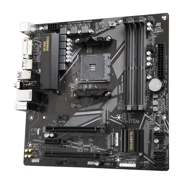 Gigabyte B550M DS3H AC - 1.X - Motherboard