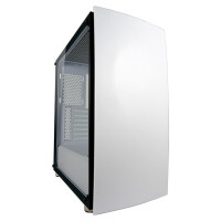 LC-Power Gaming 713W - Midi Tower - PC - Weiß - ATX - micro ATX - Mini-ITX - Metall - Kunststoff - Gehärtetes Glas - Gaming