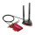 TP-LINK Archer TX3000E - Eingebaut - Kabellos - PCI Express - WLAN / Bluetooth - 2402 Mbit/s - Schwarz - Rot