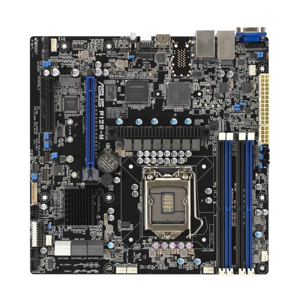 ASUS P12R-M - Intel - LGA 1200 (Socket H5) - Intel® Pentium® - Intel Xeon E - DDR4-SDRAM - 128 GB - DIMM
