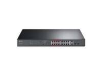 TP-LINK TL-SL1218MP - Unmanaged - Fast Ethernet (10/100) - Power over Ethernet (PoE) - Rack-Einbau