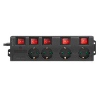 LogiLink LPS251 - 1,5 m - Drinnen - Typ F - Type F (CEE 7/4) - IP20 - 1,5 mm²