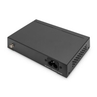 DIGITUS 4+1-Port Gigabit PoE Netzwerkswitch, Desktop,...