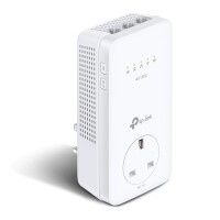 TP-LINK AV1300 Gigabit Passthrough Powerline ac WLAN Extender - 300 Mbit/s - IEEE 802.11n - IEEE 802.11a - IEEE 802.11ac - IEEE 802.11b - IEEE 802.11g - Type E/F - Gigabit Ethernet - 10,100,1000 Mbit/s - Wi-Fi 5 (802.11ac)