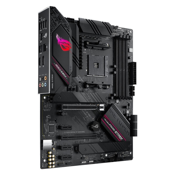 ASUS ROG STRIX B550-F GAMING - AMD - Socket AM4 - AMD Ryzen 3 3rd Gen - 3rd Generation AMD Ryzen 5 - 3rd Generation AMD Ryzen 7 - 3rd Generation AMD... - DDR4-SDRAM - 128 GB - DIMM - Mainboard - AMD Sockel AM4 (Ryzen)