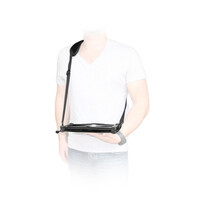 Mobilis ERGONOMIC SHOULDER STRAP . - Laptop - Schwarz - Karabinerhaken