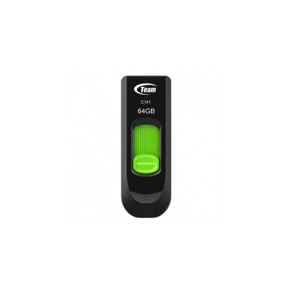 Team Group C145 - 64 GB - USB Typ-A - 3.2 Gen 1 (3.1 Gen 1) - Dia - 10 g - Schwarz - Grün