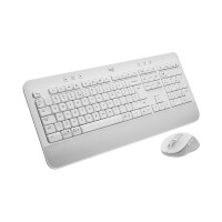 Logitech 920-011022 - Kabellos - Bluetooth - Membran Key Switch - QWERTZ - Weiß - Maus enthalten