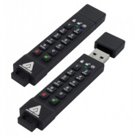 Apricorn 32GB Aegis Secure Key 3z - 32 GB - USB Typ-A - 3.2 Gen 1 (3.1 Gen 1) - 190 MB/s - Kappe - Schwarz