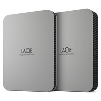 LaCie Mobile Drive (2022) - 4 TB - 2.5" - 3.2 Gen 1 (3.1 Gen 1) - Silber