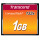 Transcend 1 GB CF 133x - 1 GB - Kompaktflash - MLC - 50 MB/s - 20 MB/s - Schwarz