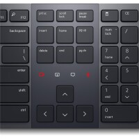 Dell KB900 - Volle Größe (100%) - Kabellos - RF Wireless + Bluetooth - Scherenschalter - QWERTZ - Graphit