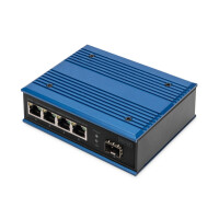 DIGITUS 4-port 10/100/1000BASE-TX+1000Base-FX Industrial...