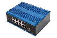 DIGITUS 8 Port Fast Ethernet Netzwerk PoE Switch,...