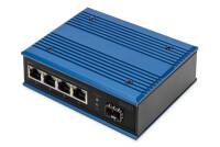 DIGITUS 4 Port Gigabit Ethernet Netzwerk PoE Switch,...
