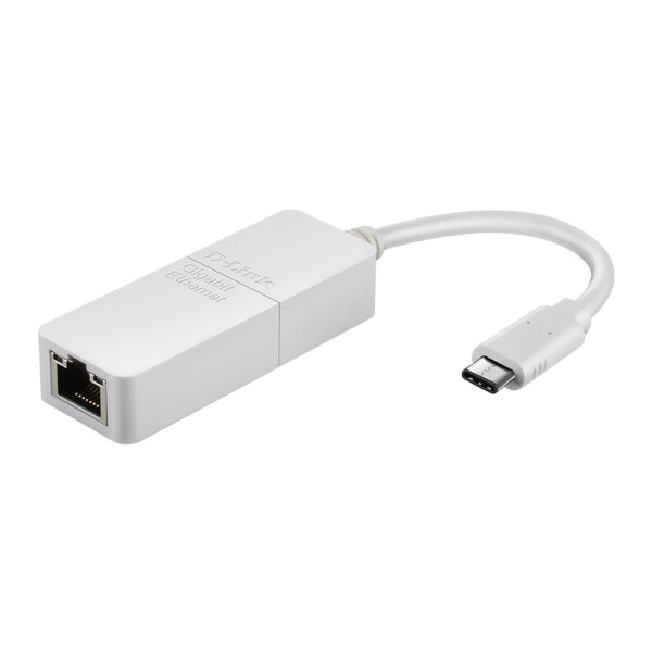 D-Link DUB-E130 - Kabelgebunden - USB Typ-C - Ethernet - 1000 Mbit/s - Weiß