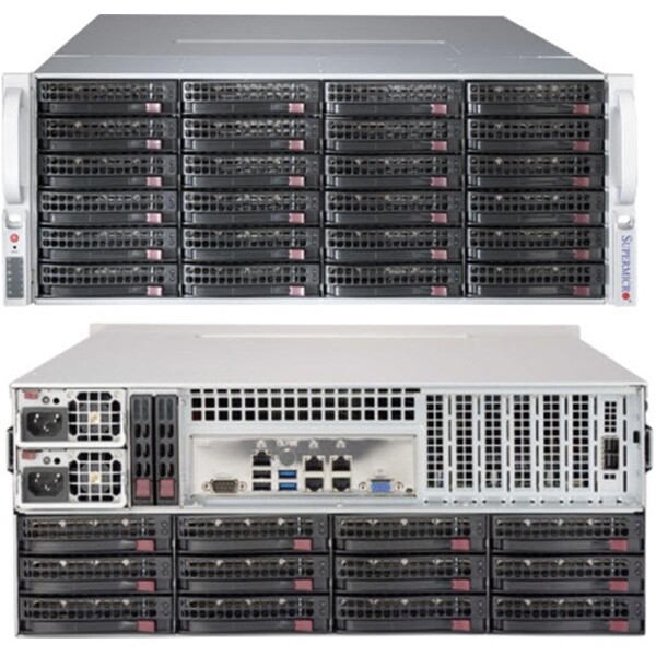 Supermicro CSE-847BE2C-R1K23LPB - Rack - Server - Schwarz - 4U - Ventilatorausfall - HDD - Netzwerk - Leistung - System - 80 PLUS Titanium Certified