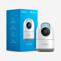 Z-Wave.Me Aeotec Cam 360 - CCTV Sicherheitskamera - Indoor - Kabellos - Tisch/Bank - Weiß - Geschützturm