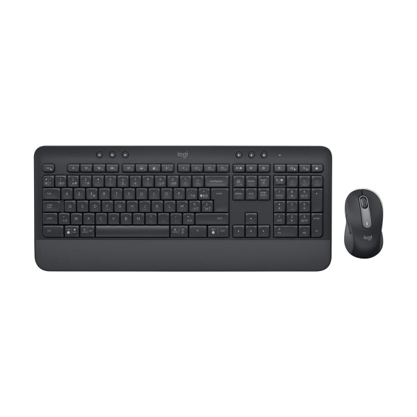 Logitech 920-010995 - Kabellos - Bluetooth - Membran Key Switch - AZERTY - Graphit - Maus enthalten