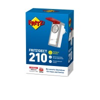 FRITZ! DECT 210 - Drinnen/Draußen - Weiß - IP44 - Strom - Spannung - kW - Digital - Kabellos