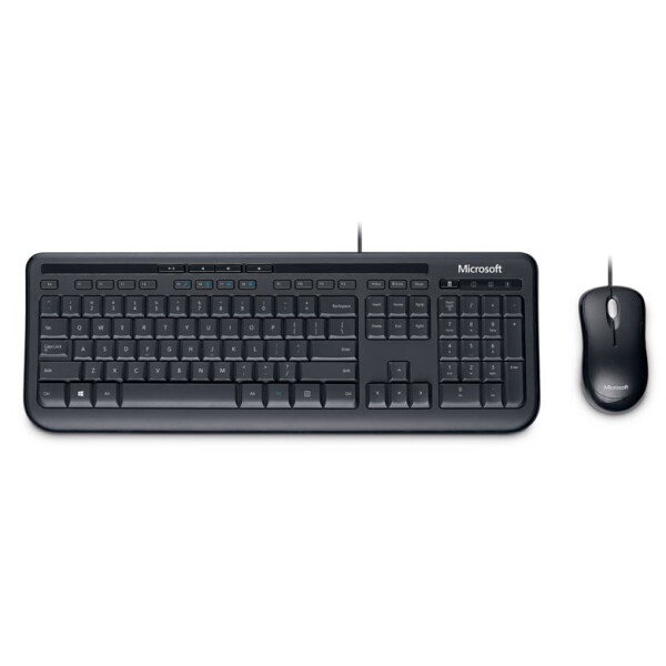 Microsoft Wired Desktop 600 for Business - Tastatur-und-Maus-Set - USB