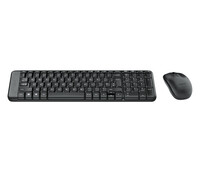 Logitech Wireless Combo MK220 - Tastatur - 1.000 dpi Optisch - QWERTY - Schwarz