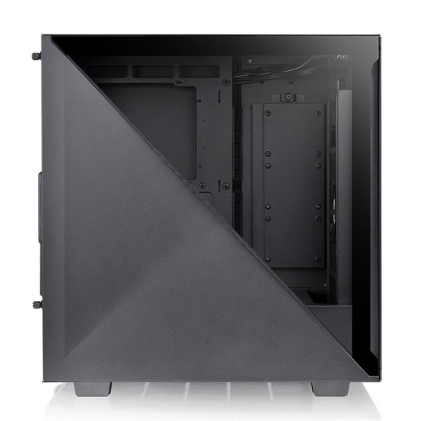 Thermaltake Divider 300 TG Air - Midi Tower - PC - Schwarz - ATX - micro ATX - Mini-ITX - SPCC - 14,5 cm